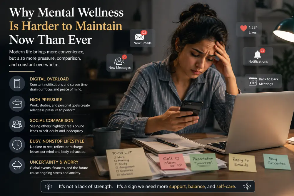 stress from digital overload mental wellness