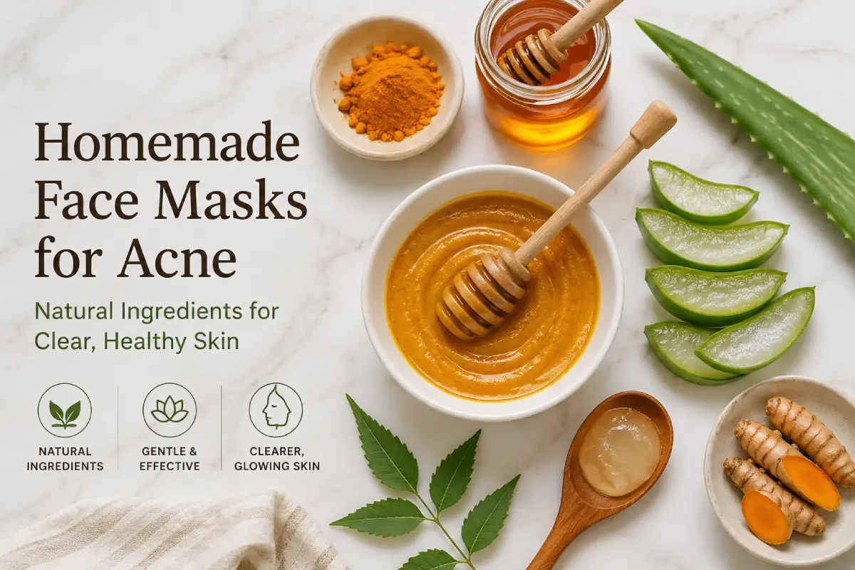 Homemade Face Masks for Acne: Natural Remedies for Clearer Skin