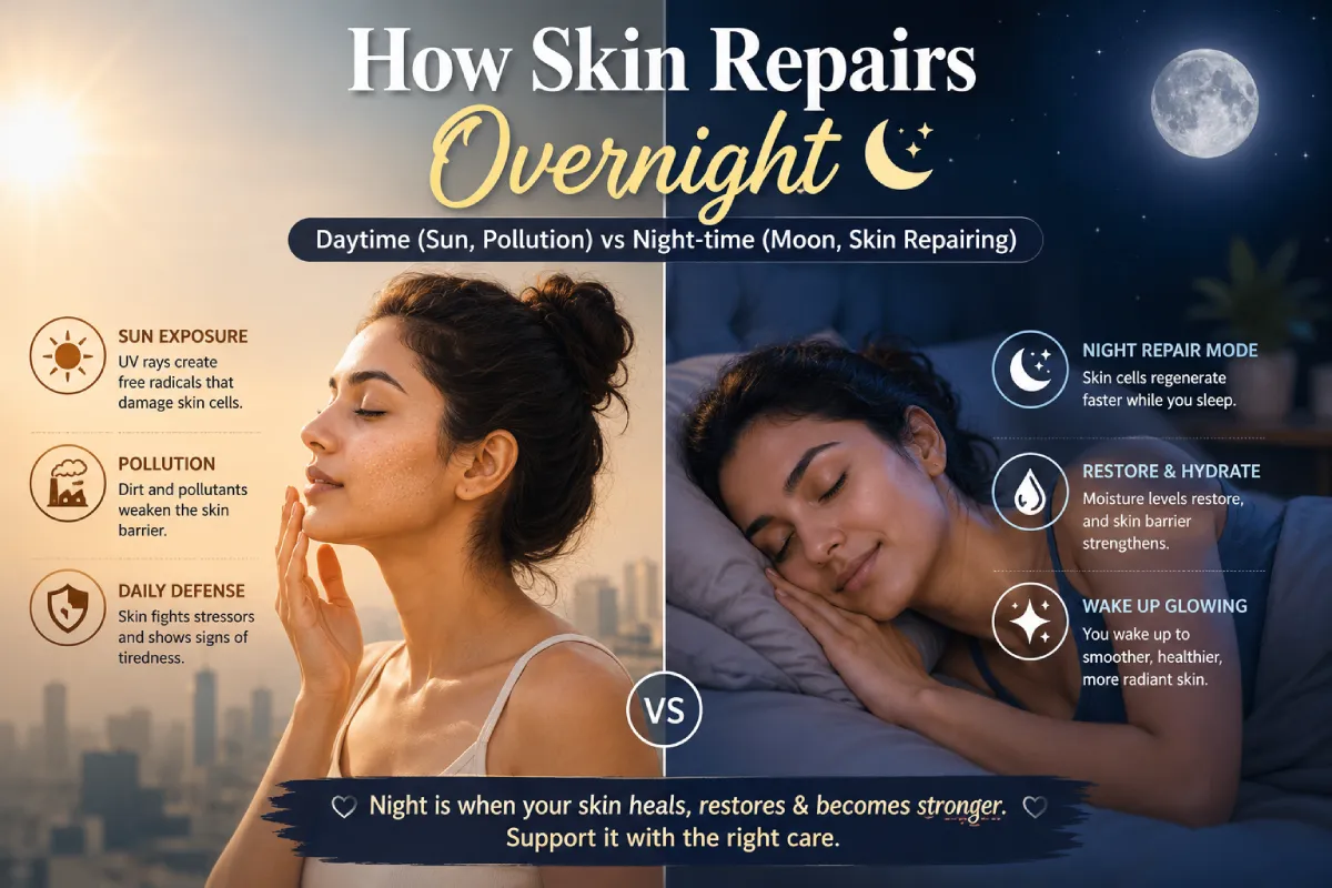 Night Skin Repair Routine for Healthier Looking Skin