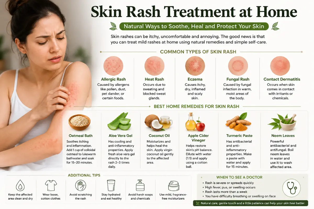 Skin Rash Treatment at Home: Natural Remedies for Fast Relief