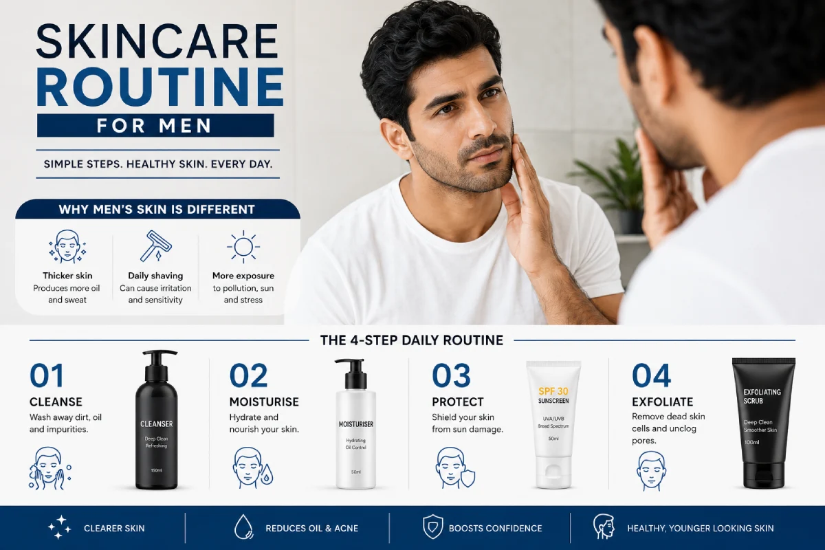 Simple Skincare Routine for Men: Look Good Without the Fuss
