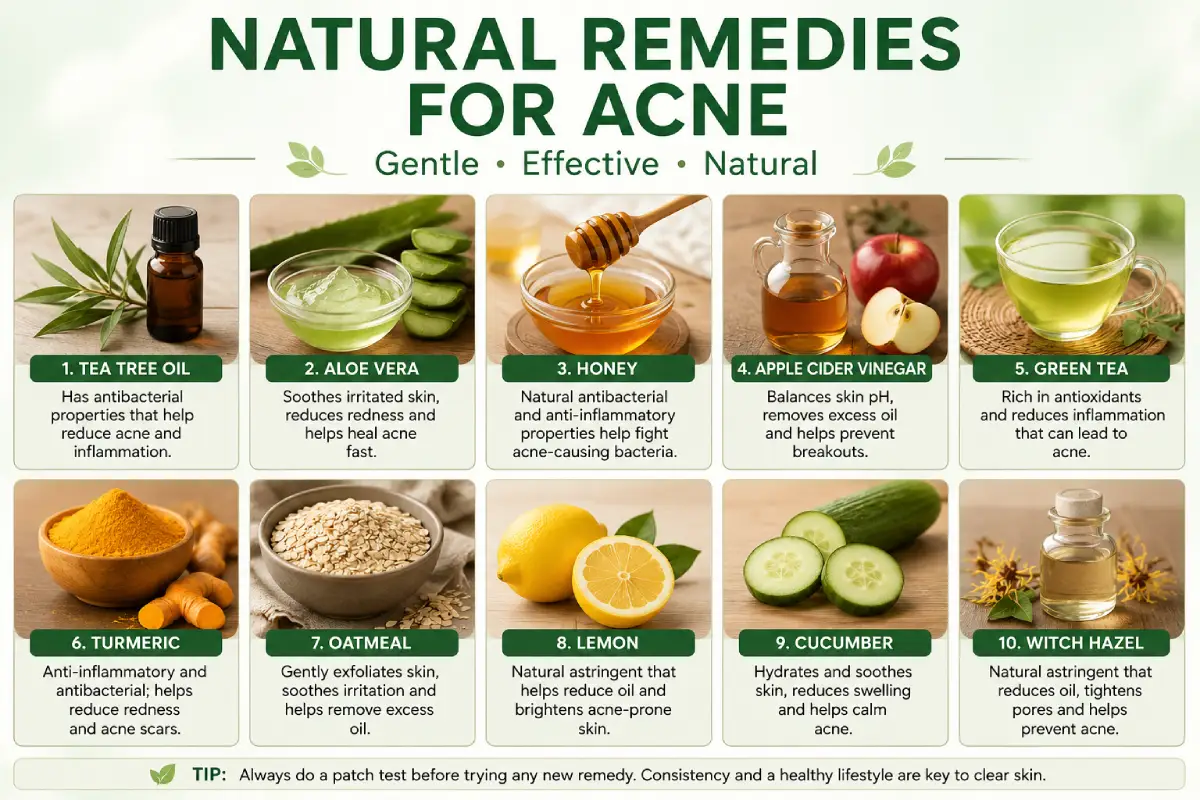 natural remedies for acne
