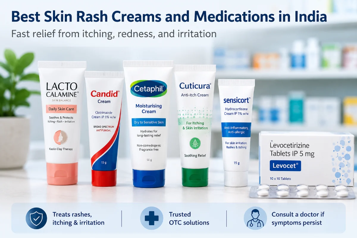 skin rash creams and medications