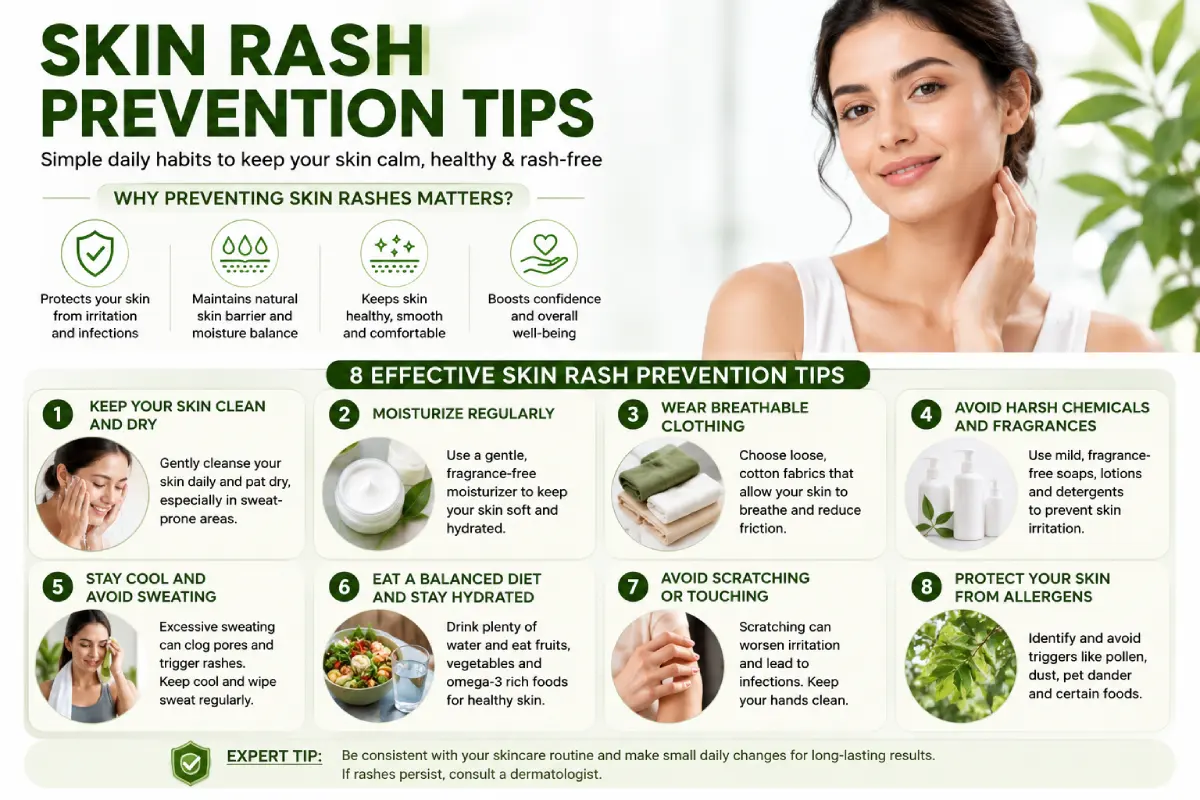 skin rash prevention tips