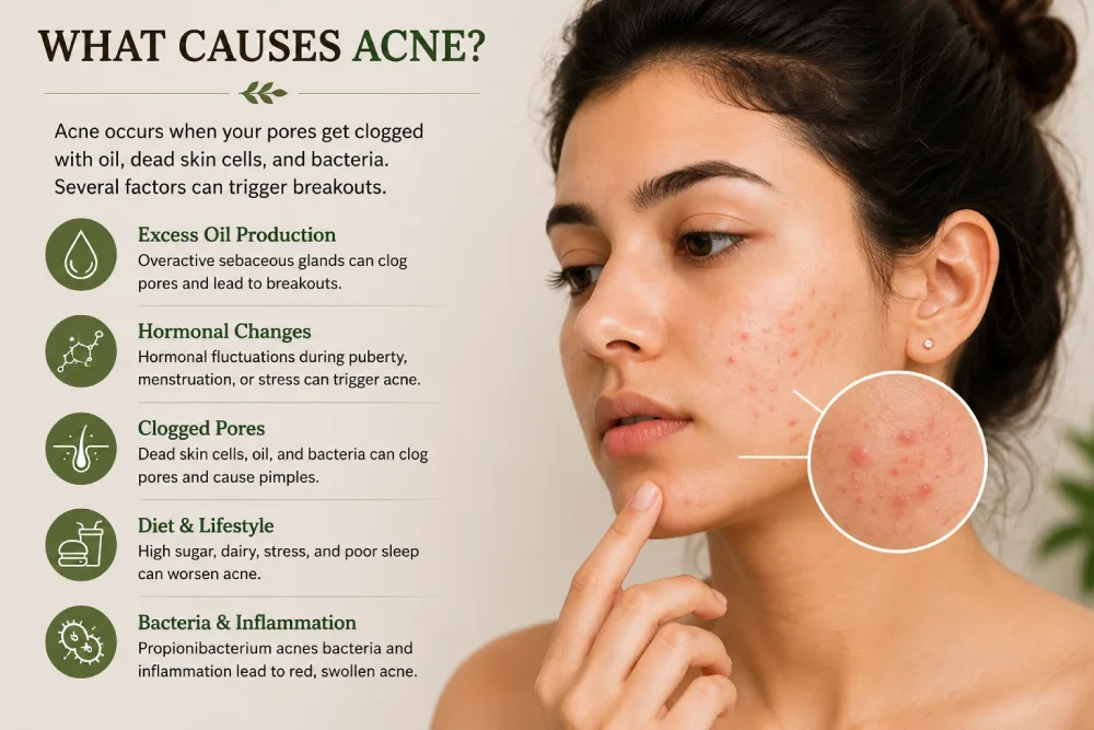 what causes acne