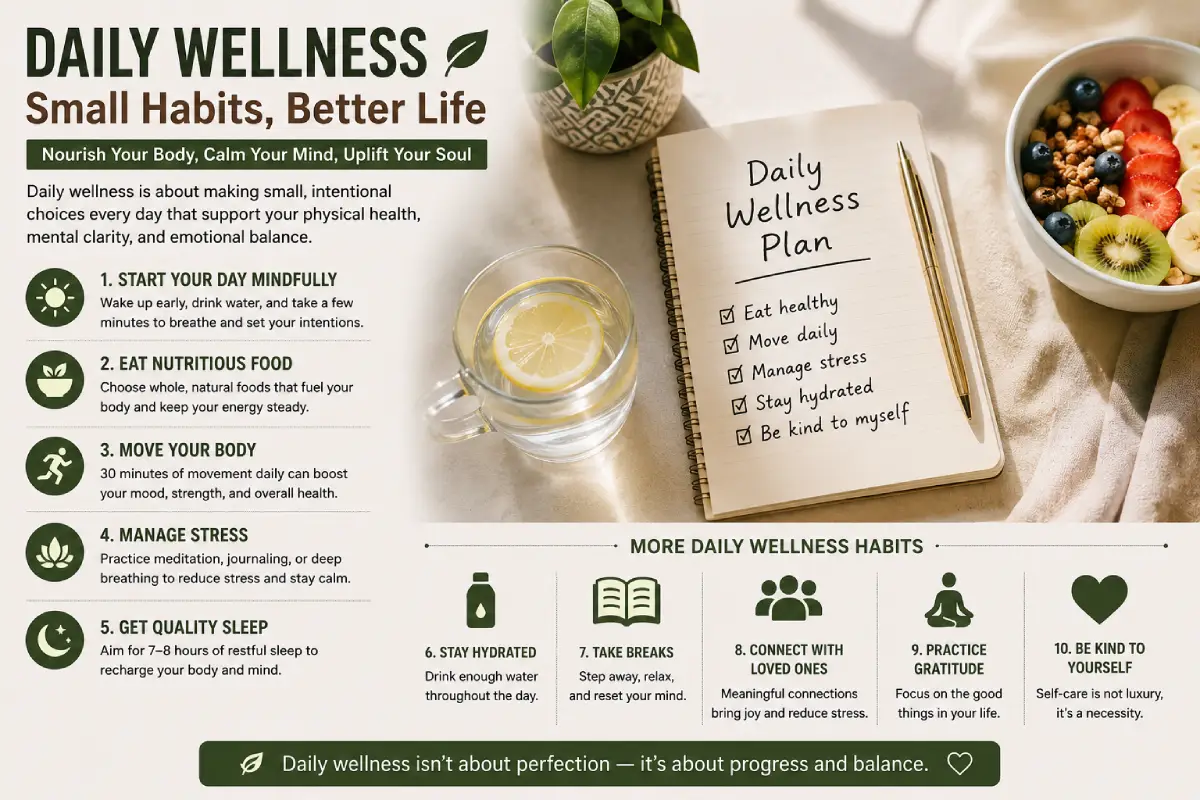 Daily Wellness: Simple Habits for a Healthier Everyday Life