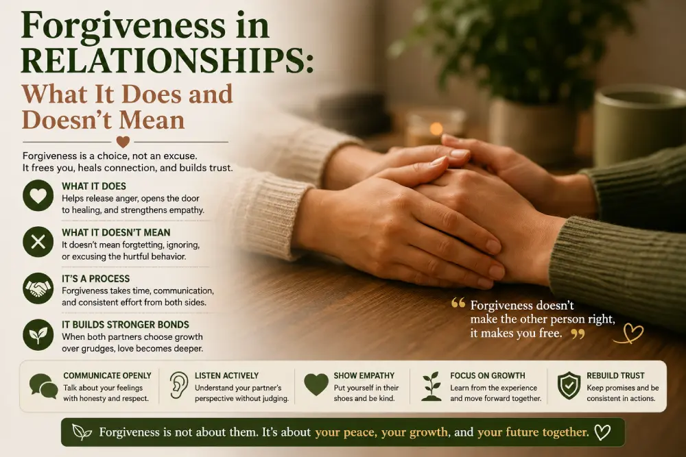 Hands reaching toward each other representing forgiveness in relationships