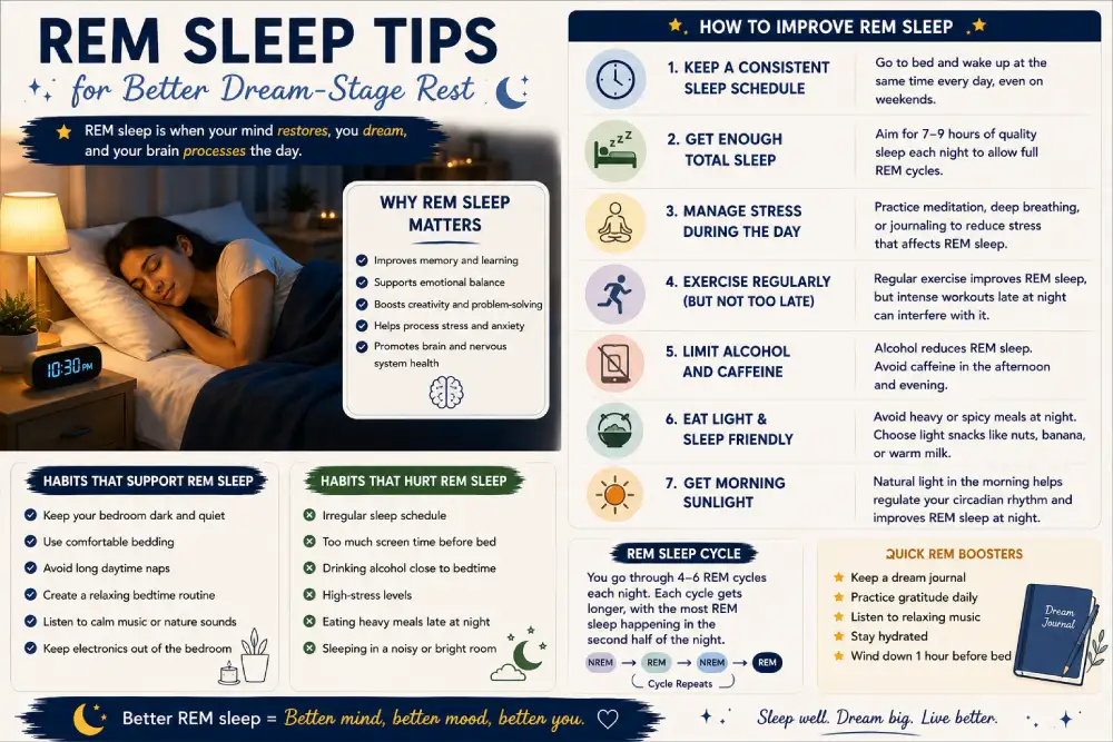REM sleep tips for better dream-stage rest