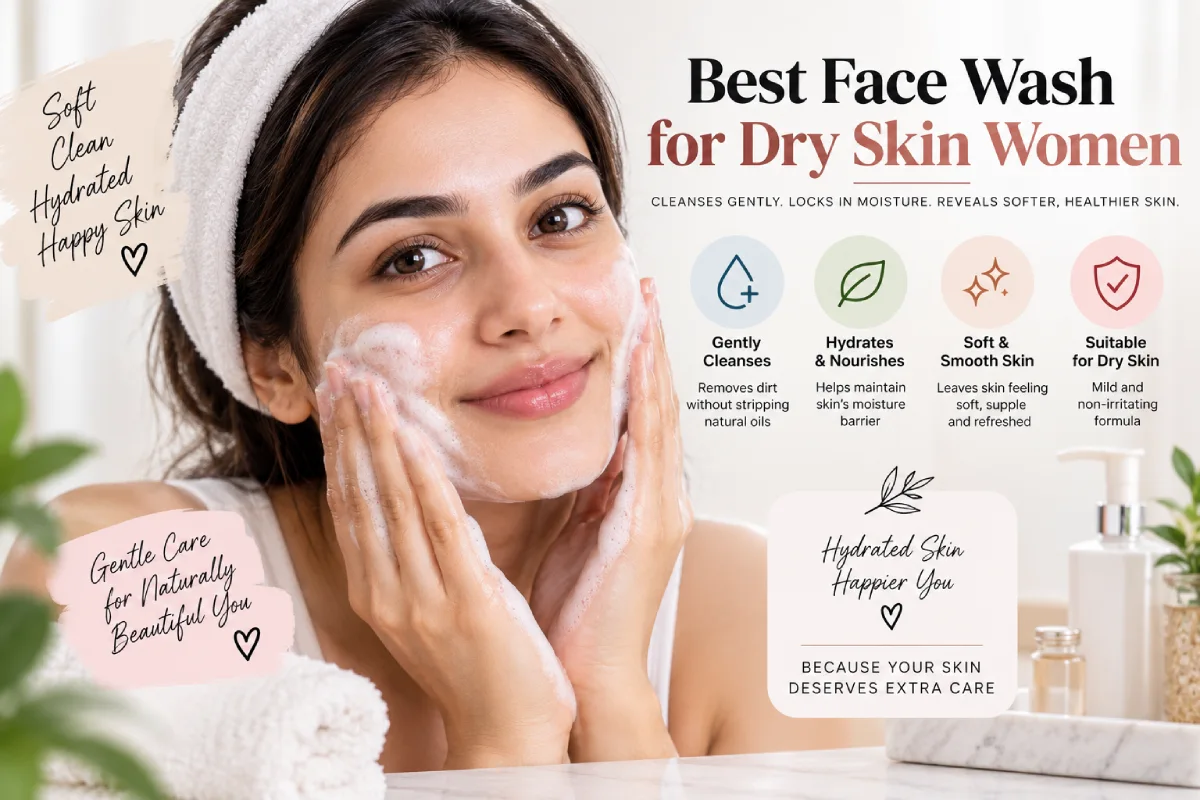 Best Face Wash for Dry Skin Women: Gentle & Hydrating Picks