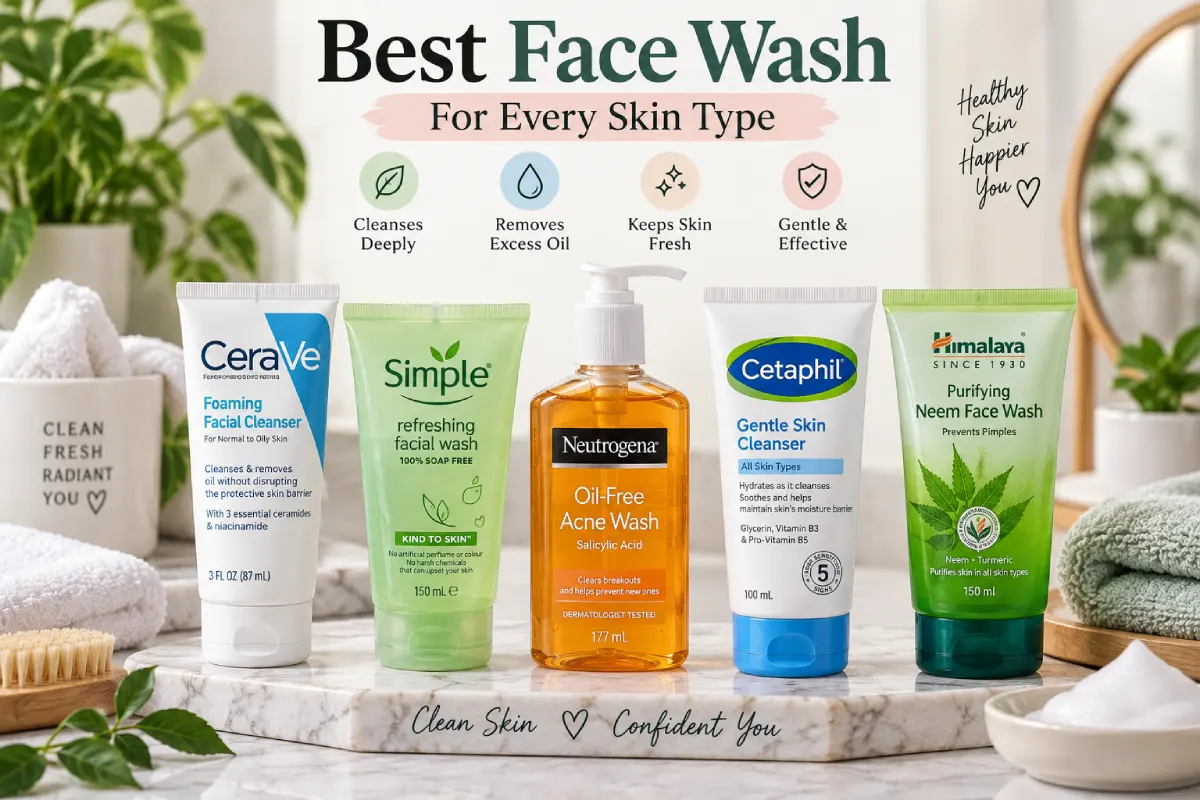 Best Face Wash for Every Skin Type: Complete Buying Guide