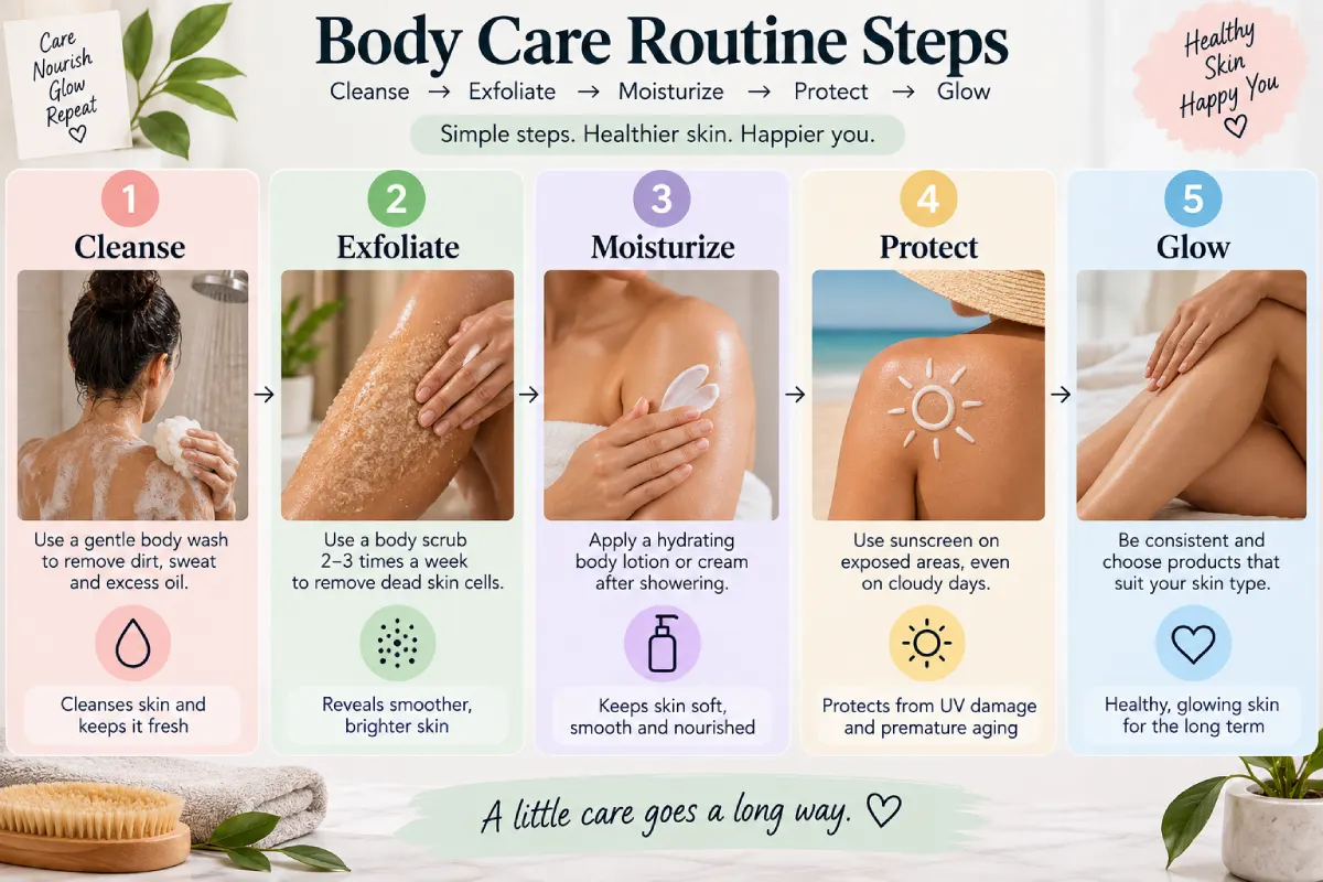 Body Care Routine Steps: The Correct Order for Healthy Skin