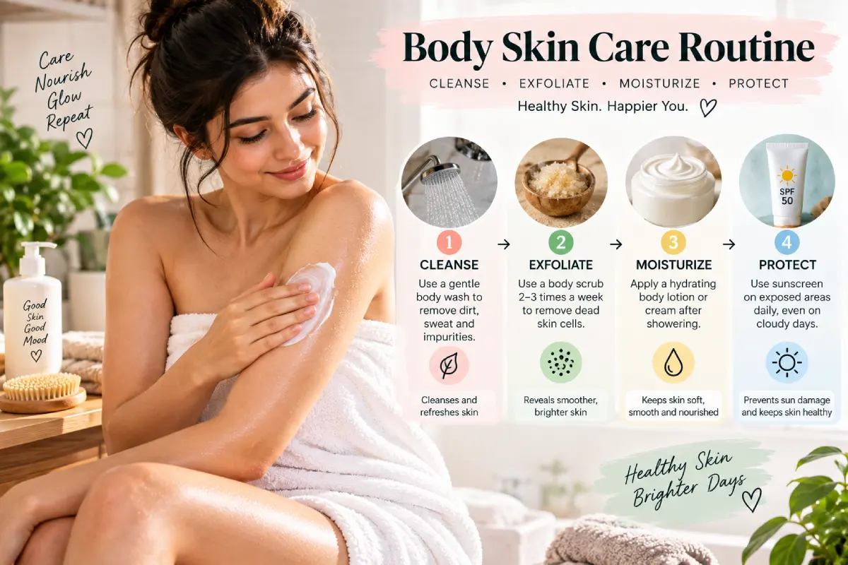 Body Skin Care Routine: Complete Head-to-Toe Guide