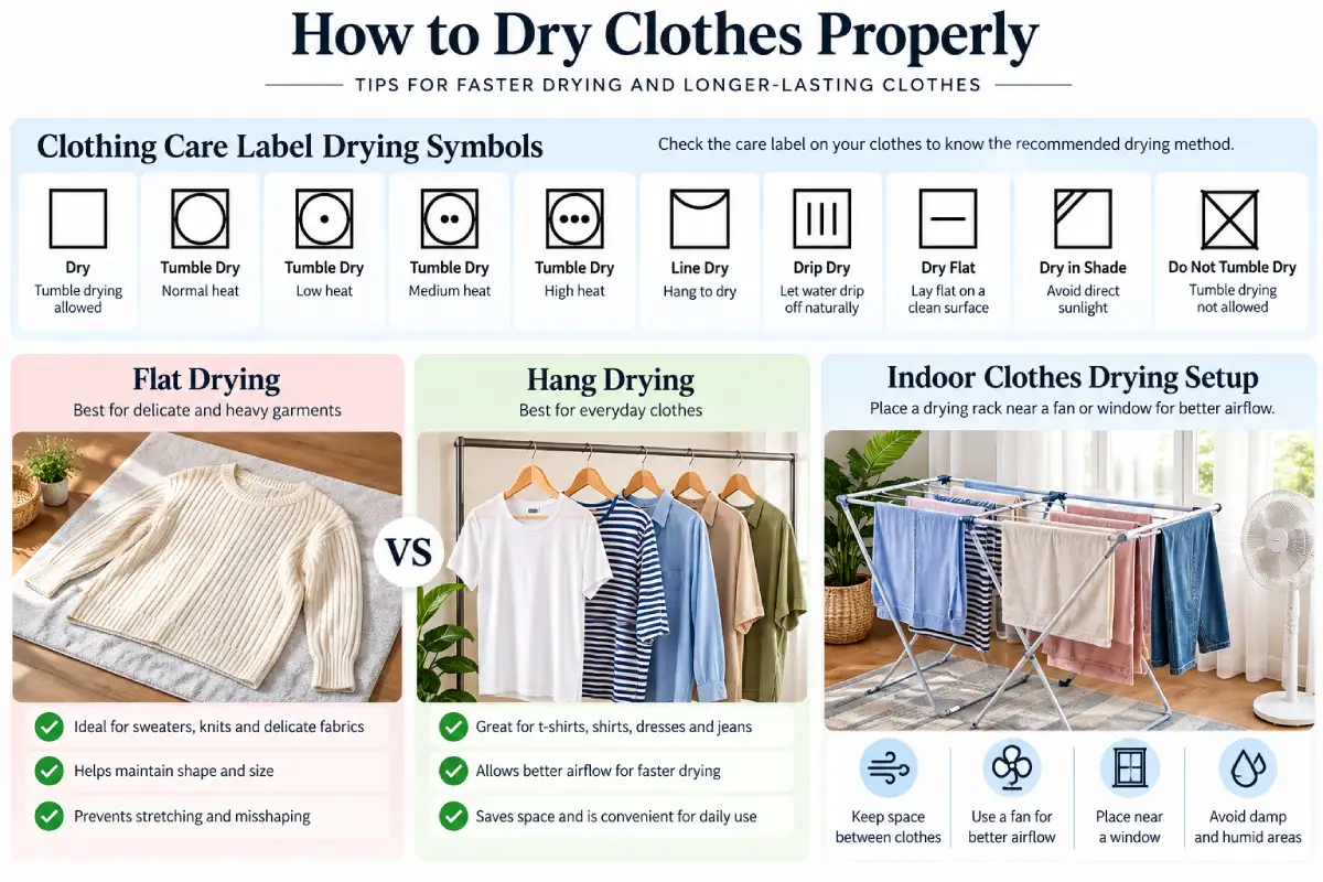 How to Dry Clothes: Air-Drying and Tumble-Drying Guide