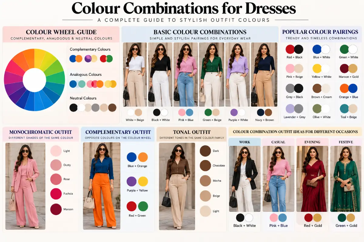Colour Combinations for Dresses: Outfit Pairing Guide