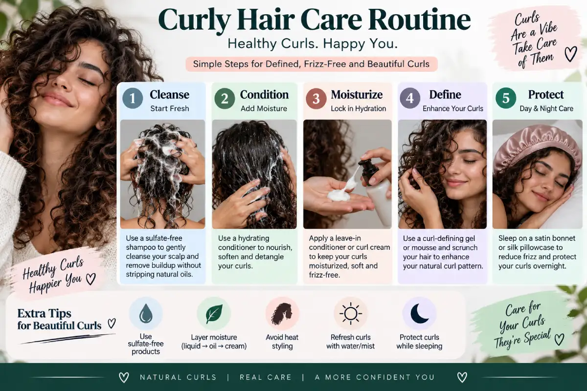 curly hair care routine
