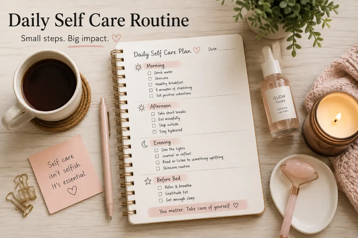 Daily Self Care Routine for Busy People (2026 Guide)