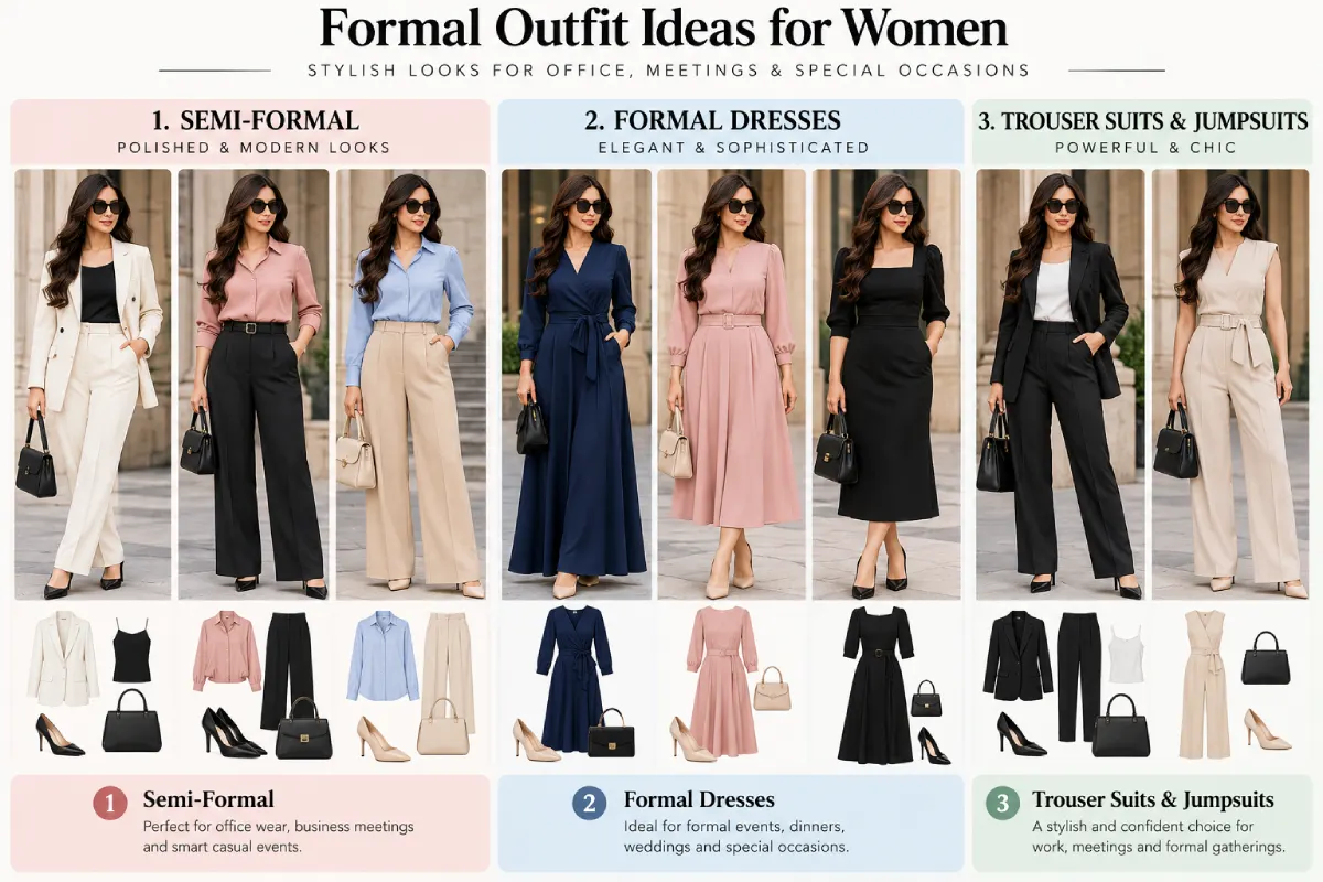 Formal Outfit Ideas for Women: Dress Codes Explained