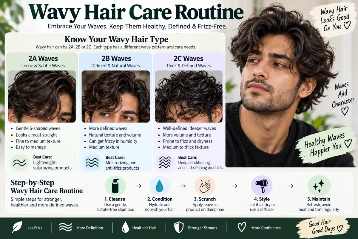 hair care routine for wavy hair