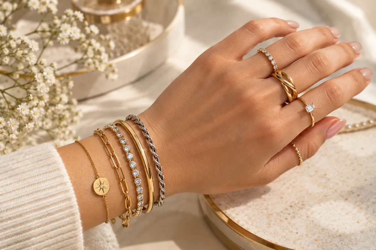 jewelry stacking tips