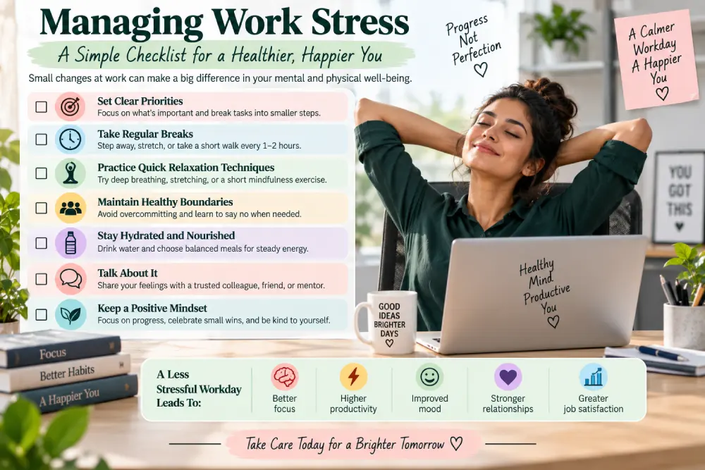 managing work related stress at desk