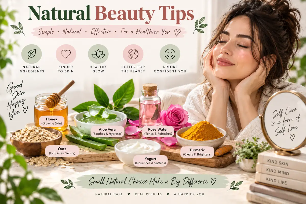 Natural Beauty Tips: Simple Ways to Look and Feel Naturally Beautiful