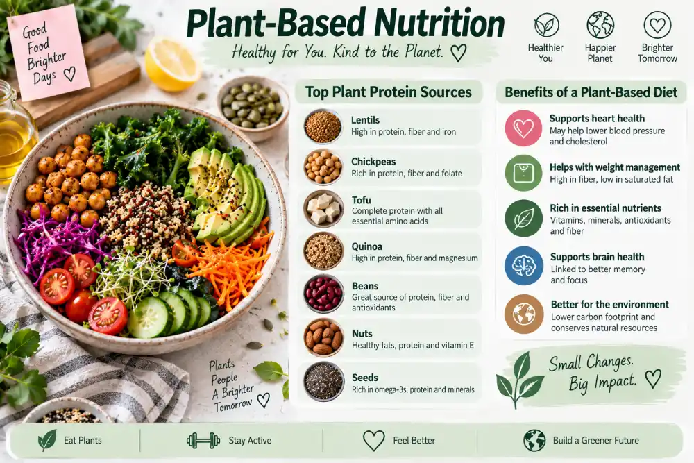 Plant-based nutrition guide protein sources