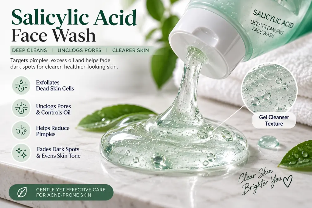 Salicylic acid face wash for pimples