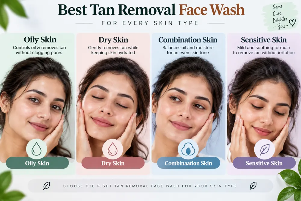 Best tan removal face wash for your skin type